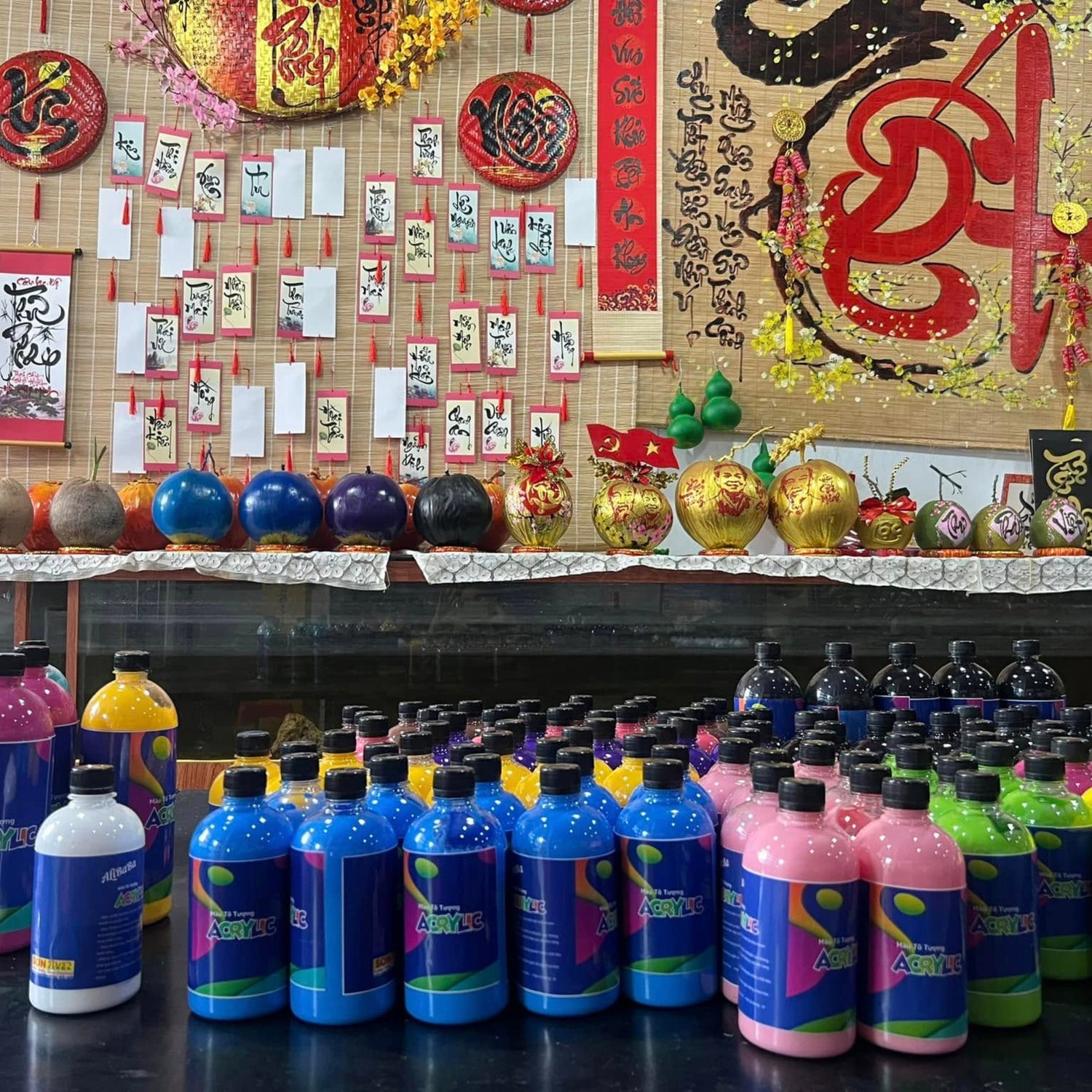 Màu  Tô Tượng Acrylic