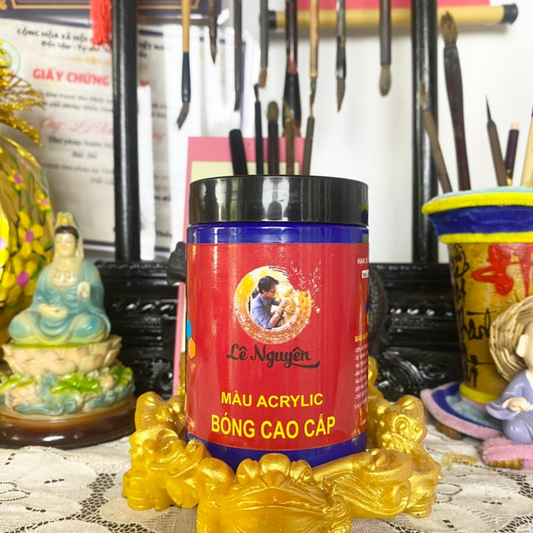 Màu acrylic vẽ thư pháp siêu bóng Lê Nguyên 300ml - Màu tím violet
