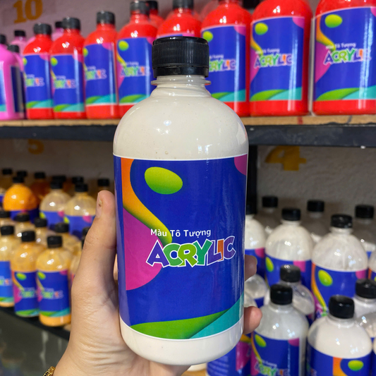 Màu Acrylic 500ml  - Màu Da