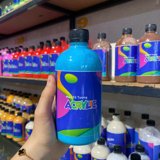 Màu Acrylic 500ml  - Xanh Ngọc